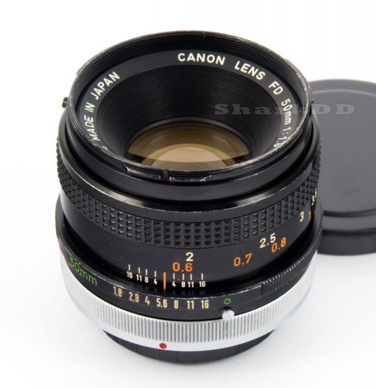 Canon 50 mm FD + bague EOS